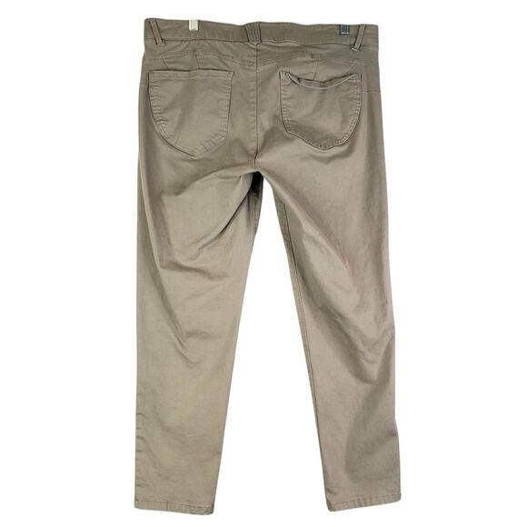 Democracy Jeans Ab Solution Womens Size 14 Green Straight Leg 5-Pocket - Picture 3 of 8